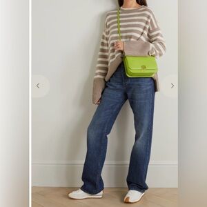 Allude RD Sweater - Beige Stripe